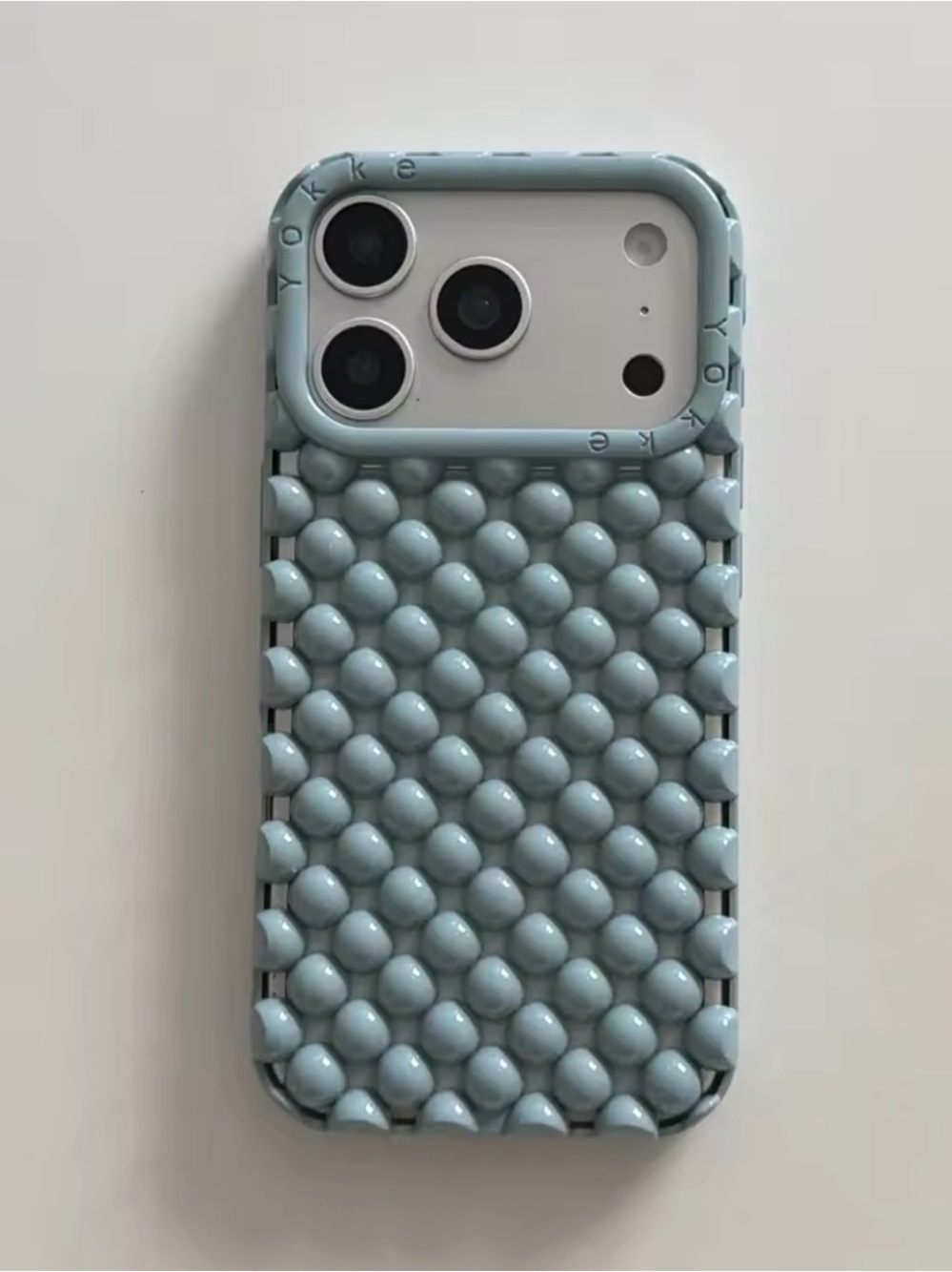 Light Blue Bubble Pearl iPhone Case - New
